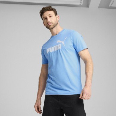 Puma 68253357 Ess No. 1 Logo Tee Unisex Spor Tişört Mavi