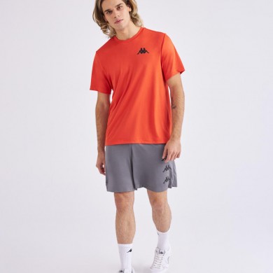 KOMBAT CREW NECK TEE TK - ORANGE DK - BLACK