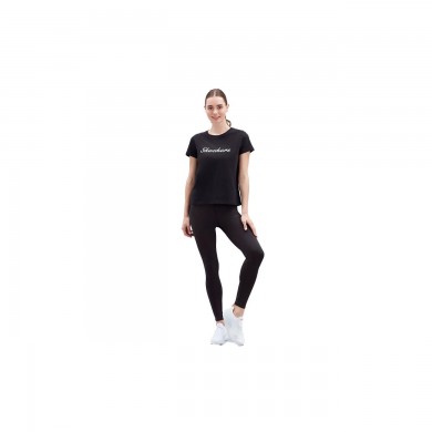 W Graphic Tee Shiny Logo T-Shirt - 001